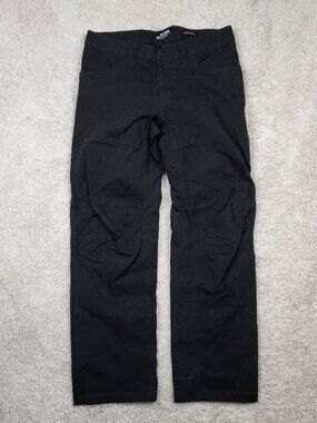 Off The Grid Standard Fit Cargo Pants Mens 32x30 BlackStretch Rugged Workwear
